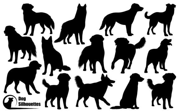 Animal Dogs Silhouettes Vector Art: A Designer's Guide