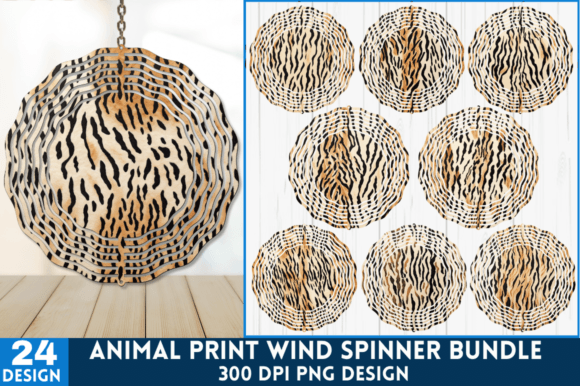 Animal Print Wind Spinner: Wild Designs for Outdoor Spaces