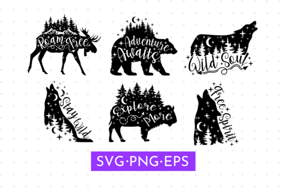 Animal Silhouette Svg Adventure Svg: Your Creative Toolkit