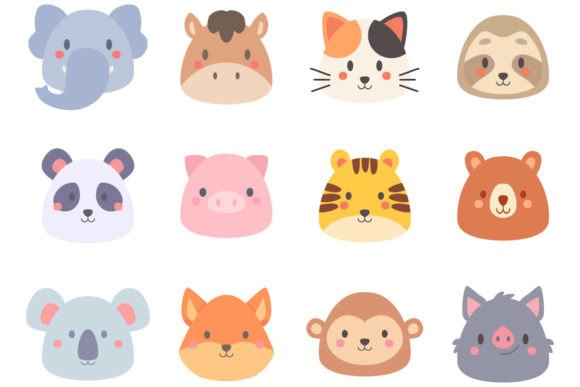 Bringing Joy to Your Designs: A Guide to Kawaii Cute Animal Icons