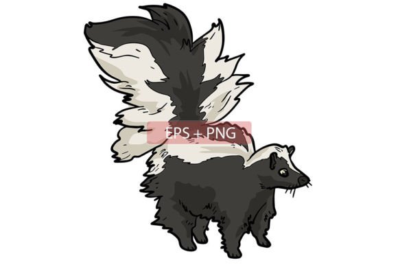Charm Your Audience: Mastering the Skunk Mammals Animal Illustration