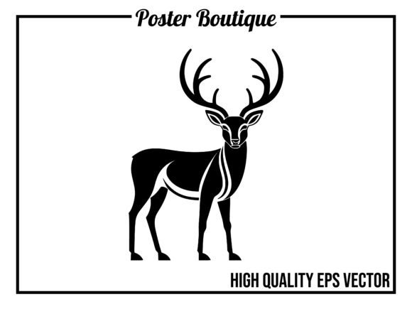 Deer Wild Animal Icon Vector EPS: A Designer's Natural Asset