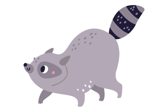 Exploring the Charm of Cute Wild Raccoon Font