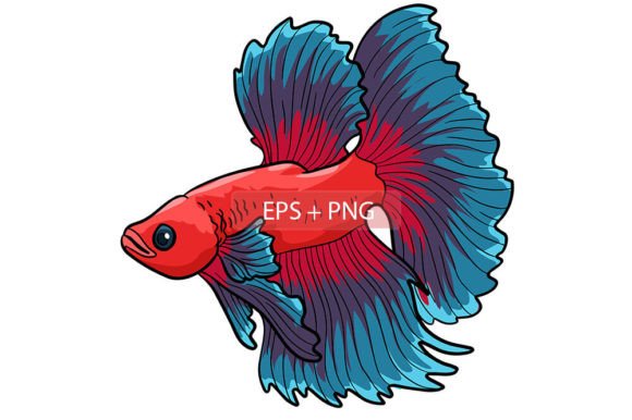 Guppy Fish Water Animal Illustration: A Creative Asset for Modern Projects