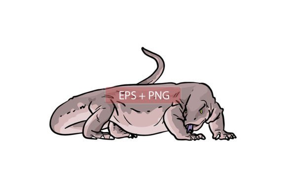 Unlock Wild Creativity with Komodo Dragon Illustration