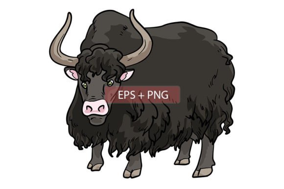 Yak Bull Animal Illustration: Your New Go-To Design Asset